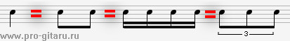 метр и ритм в композиции триоль