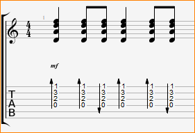 гитарный бой омут